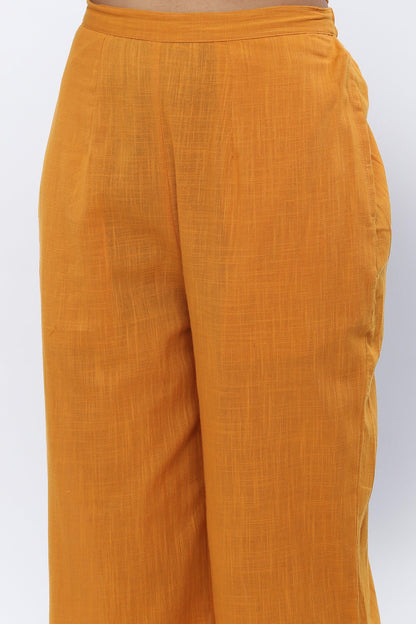 Shravani Mustard Tunic And Pants Set