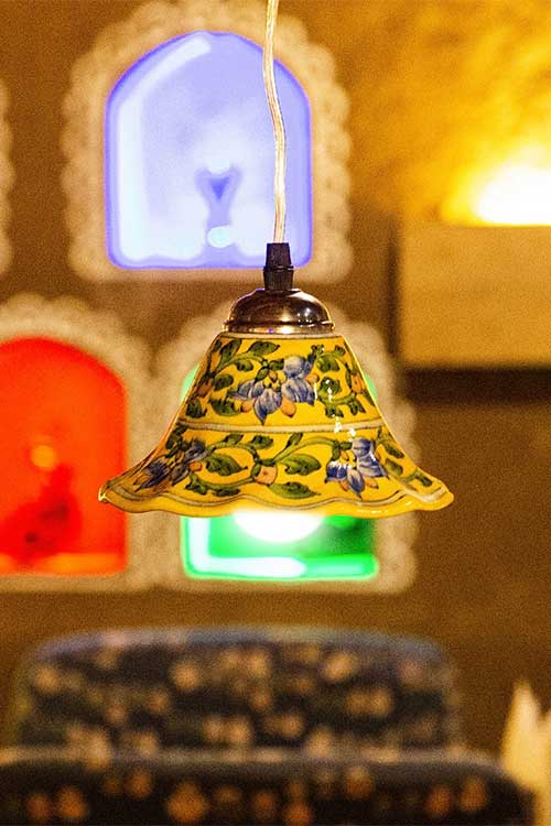 blue-pottery-hanging-lamp-(yellow)-1