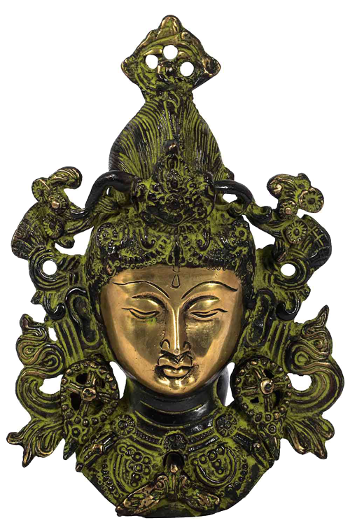 decorative-tara-buddha-face-brass-wall-hanging-1