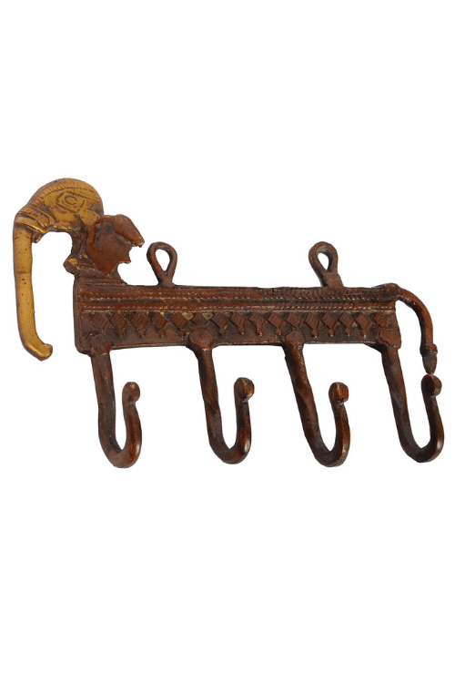 bronze-elephant-brass-key-holder-1