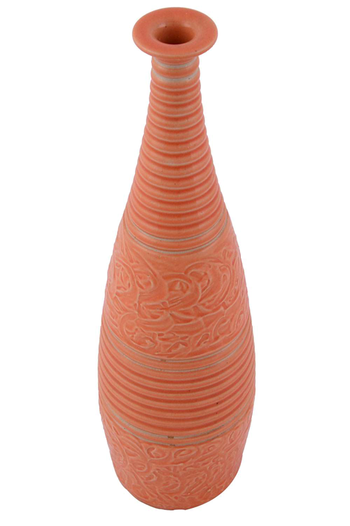 ceramic-cantaloupe-orange-alabastron-1