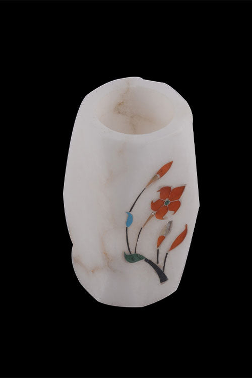 flower-inlay-marble-pen-holder-2