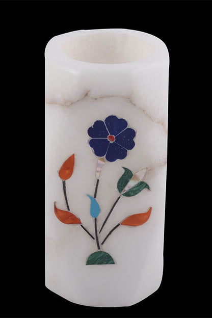 flower-inlay-marble-pen-holder-3