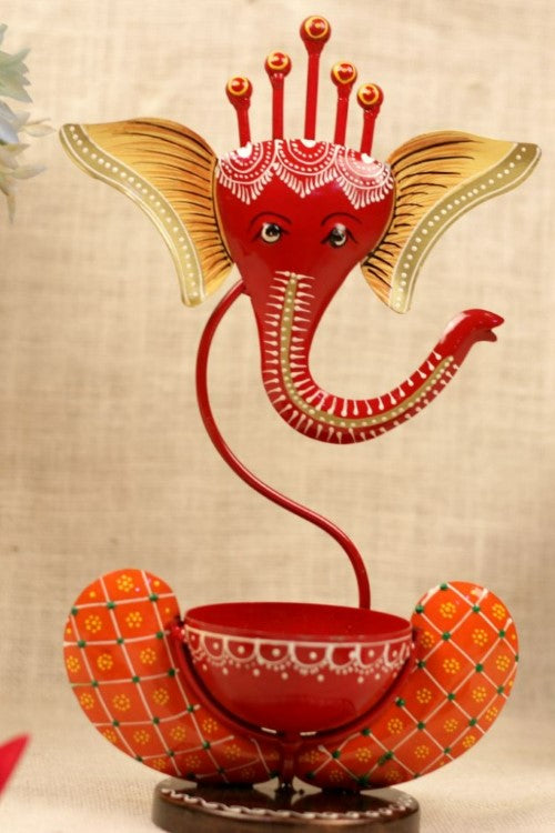 iron-painted-ganesha-tea-light-red-2