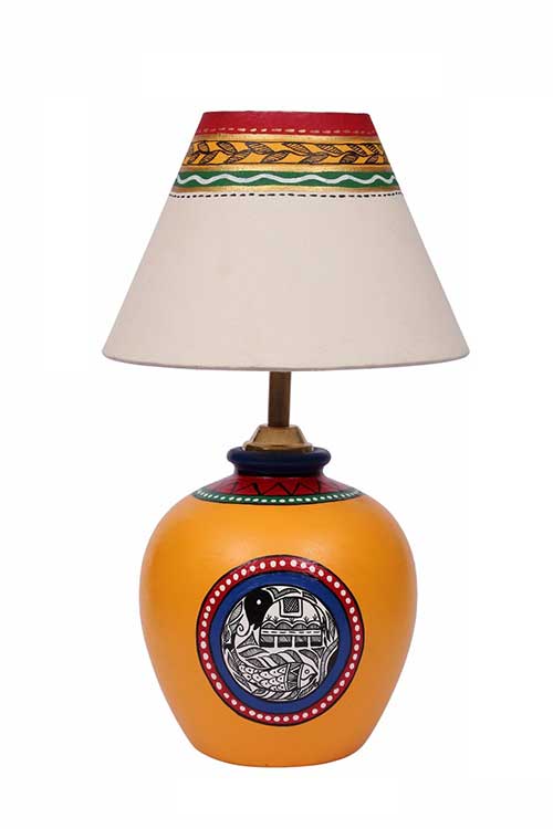 matka-shaped-yellow-warli-art-lamp-1