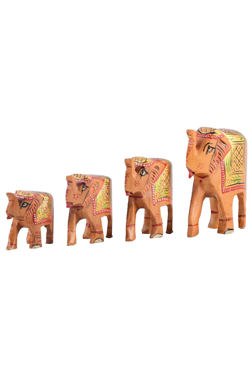 hand-carved-designers-wooden-elephant-set-1