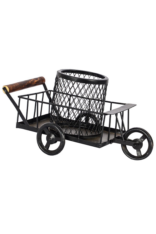 wooden-and-iron-trolley-with-a-basket-1