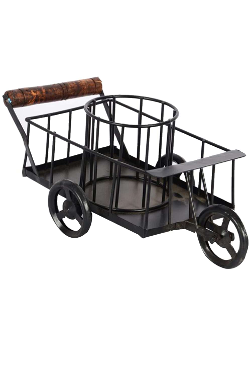 wooden-and-iron-trolley-with-a-cage-1