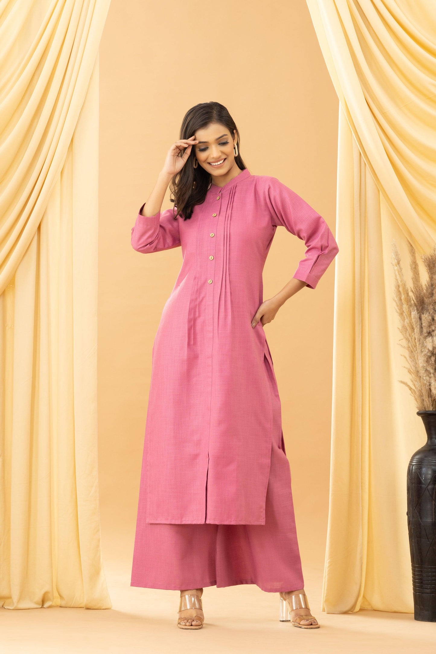 Harsingaar Onion Purple Kurta Set