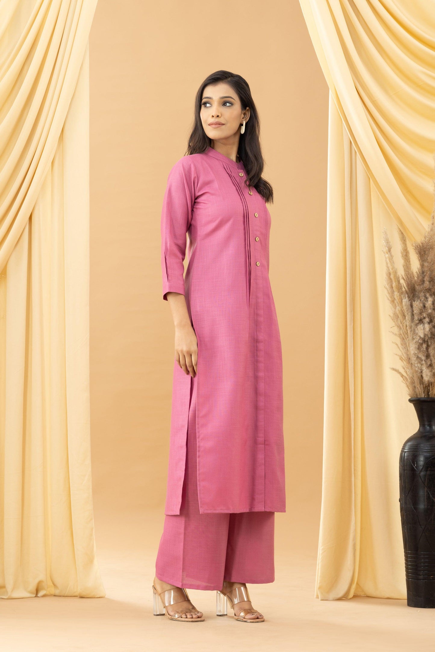 Harsingaar Onion Purple Kurta Set