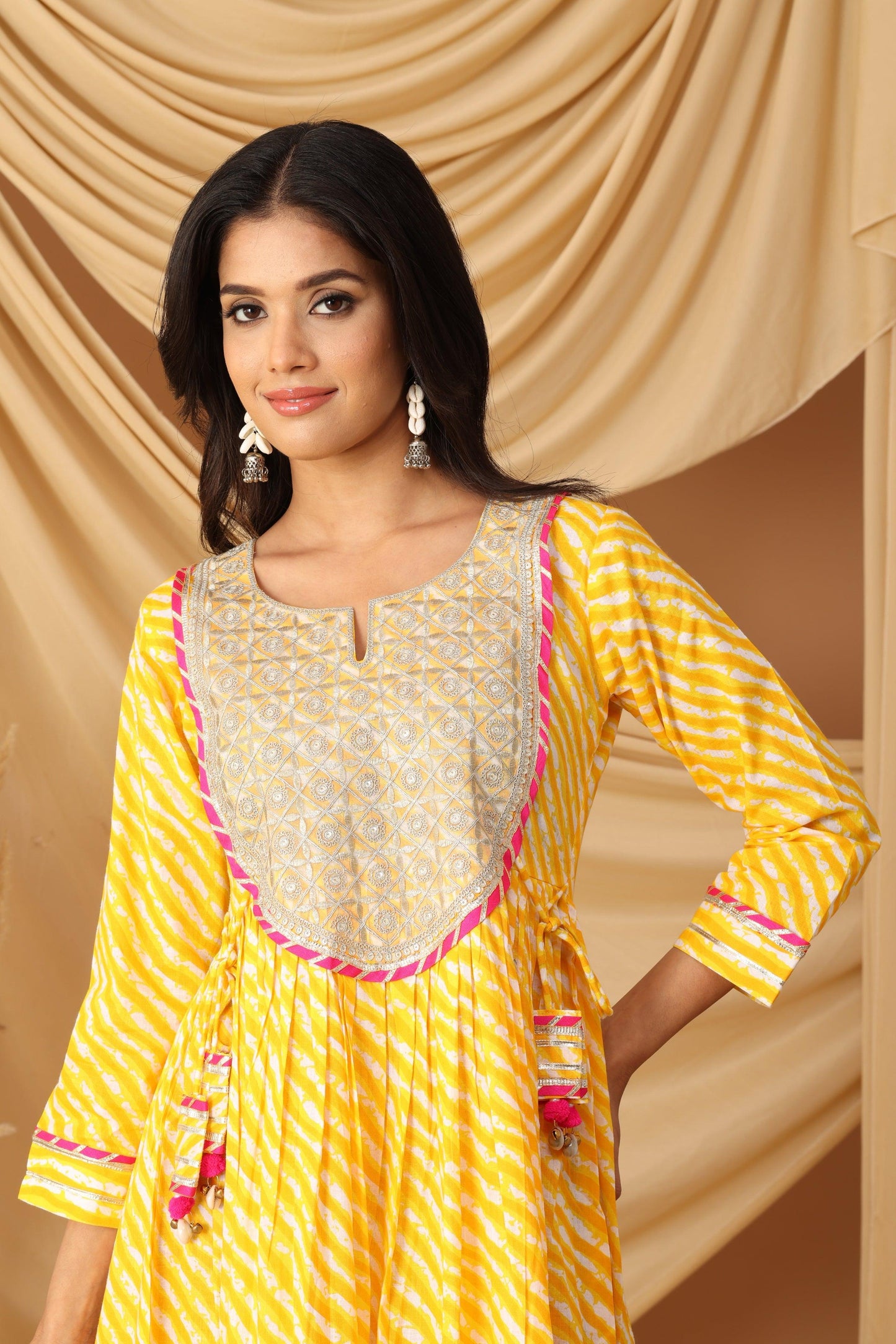 Pihu Sunshine Leheriya Anarkali Dress