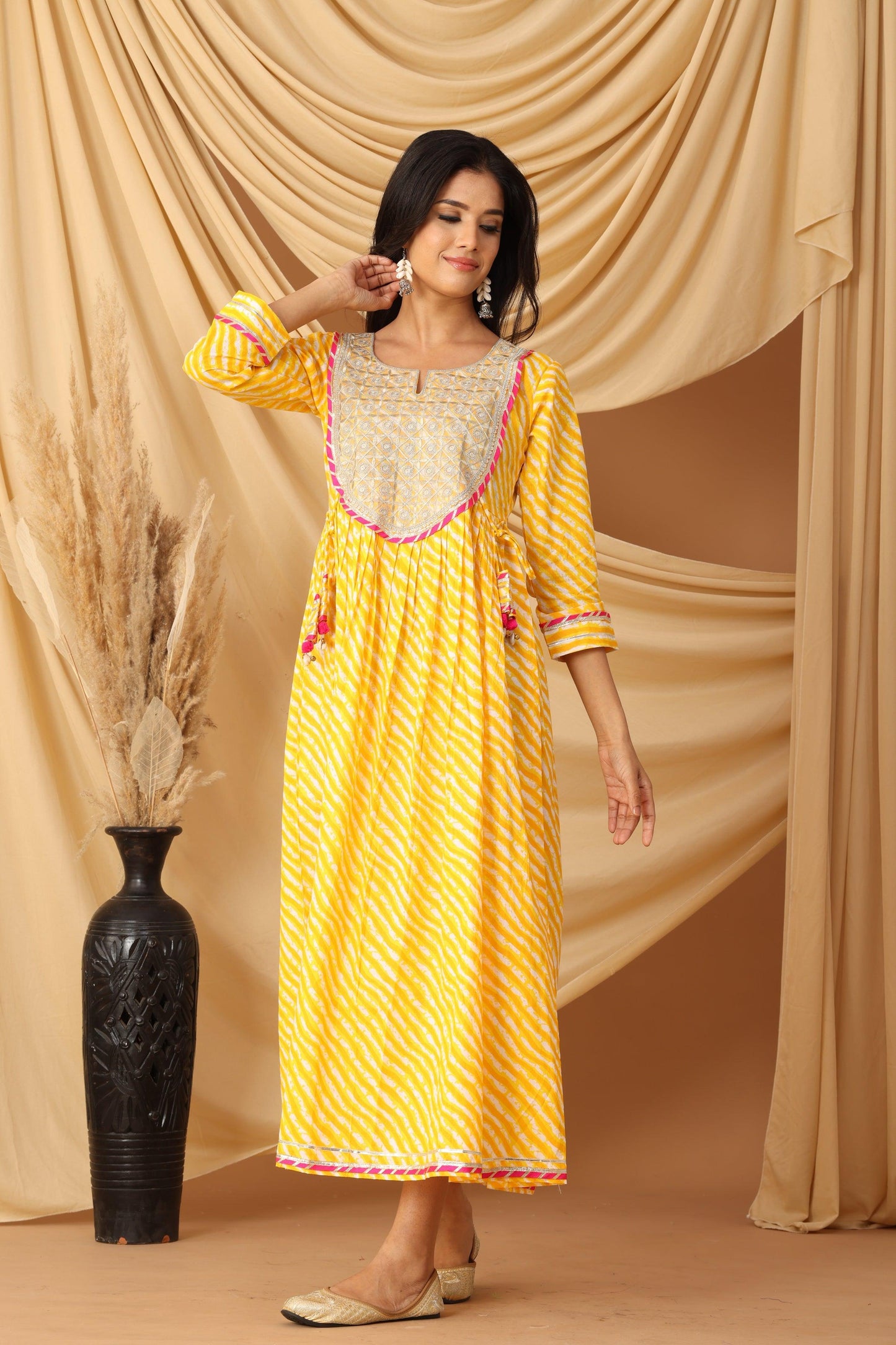 Pihu Sunshine Leheriya Anarkali Dress