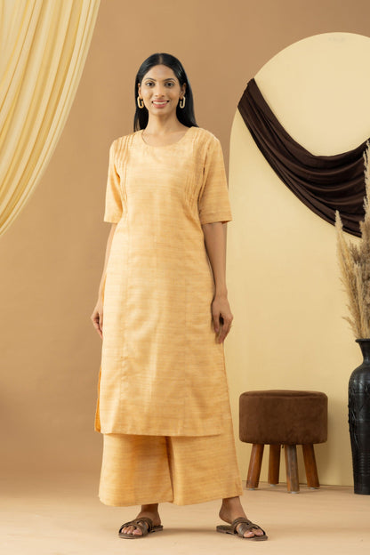 Harsingaar Off White Khadi Kurta set