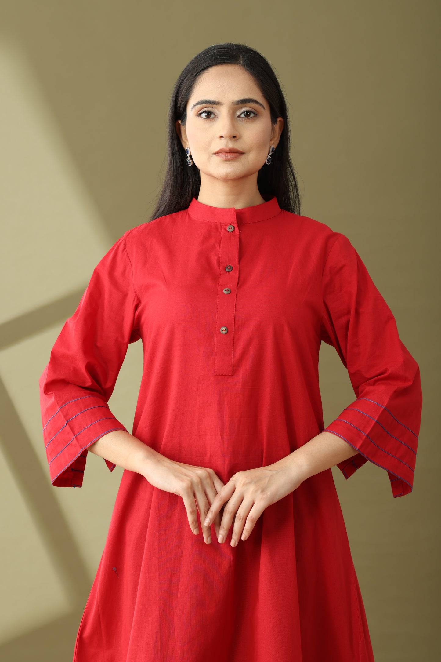 Utsaah Rumred Kurta Set