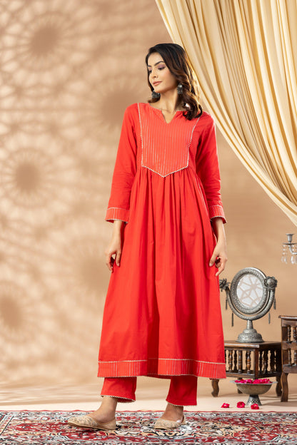 Umang Ruby Red Suit Set