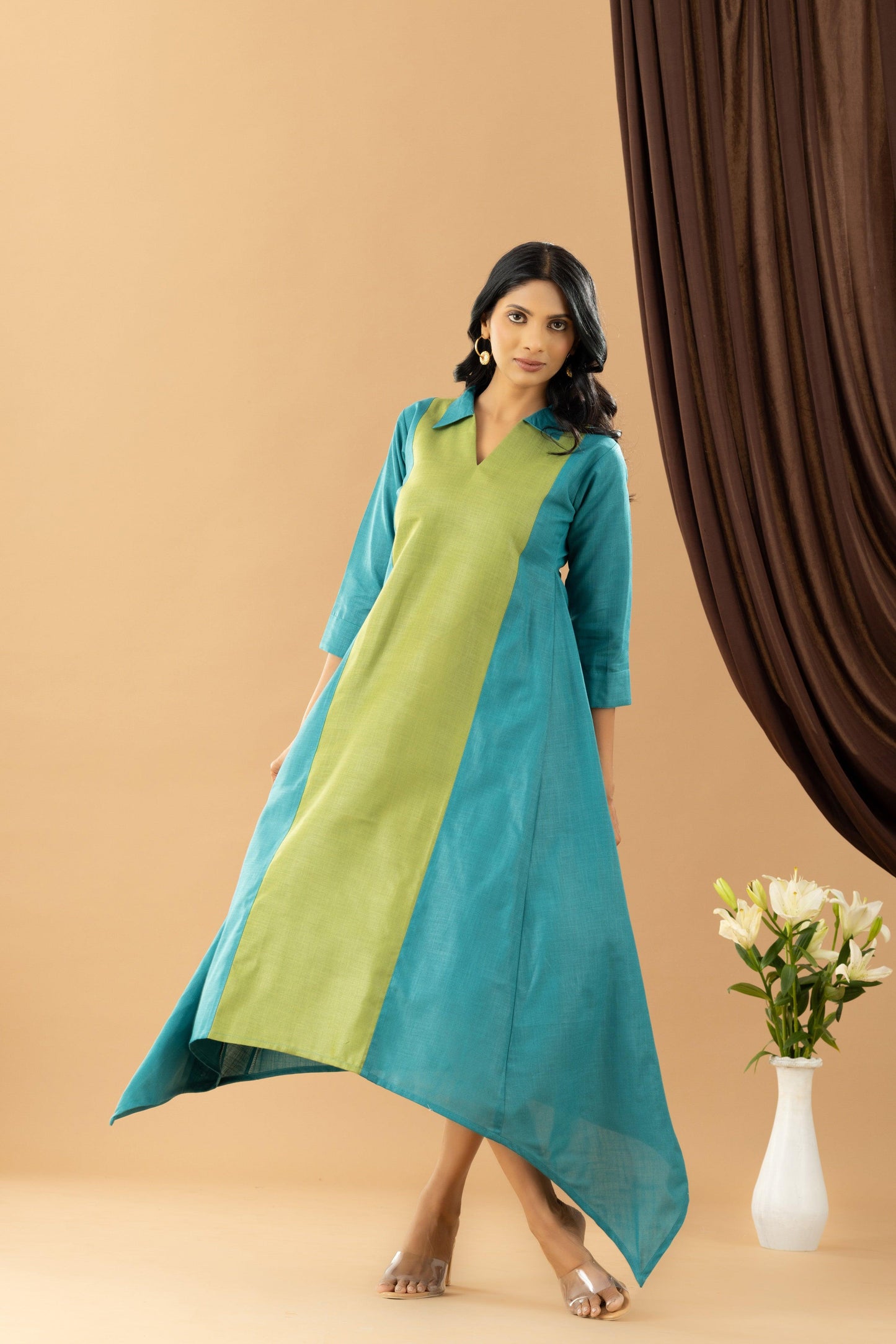 Bahaar Jade Green Dress