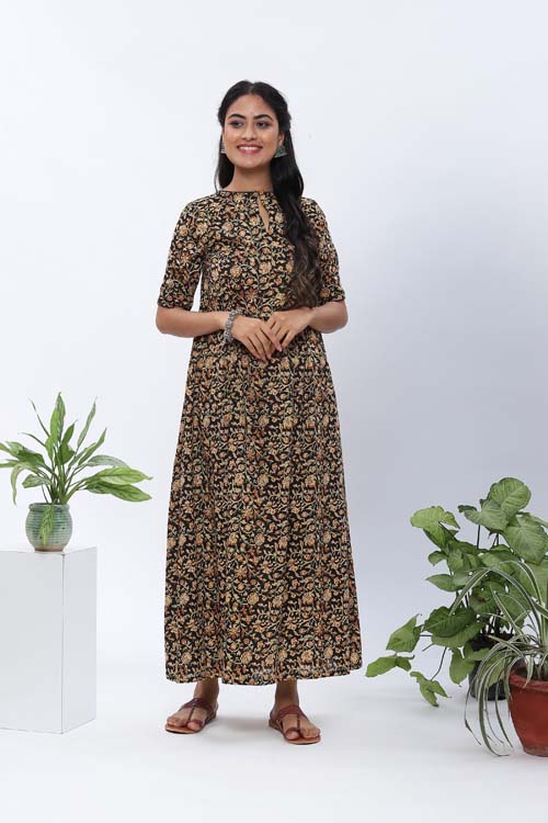 ARINA- Kalamkari dress | kirsha creations